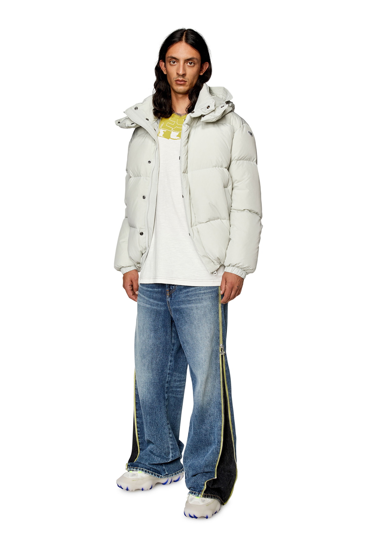 Diesel Down jacket in recycled nylon taslan - Winter Jackets Mens