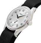Merci - LMM-01 Grand Pa' 38mm Stainless Steel and NATO Webbing Watch - Silver