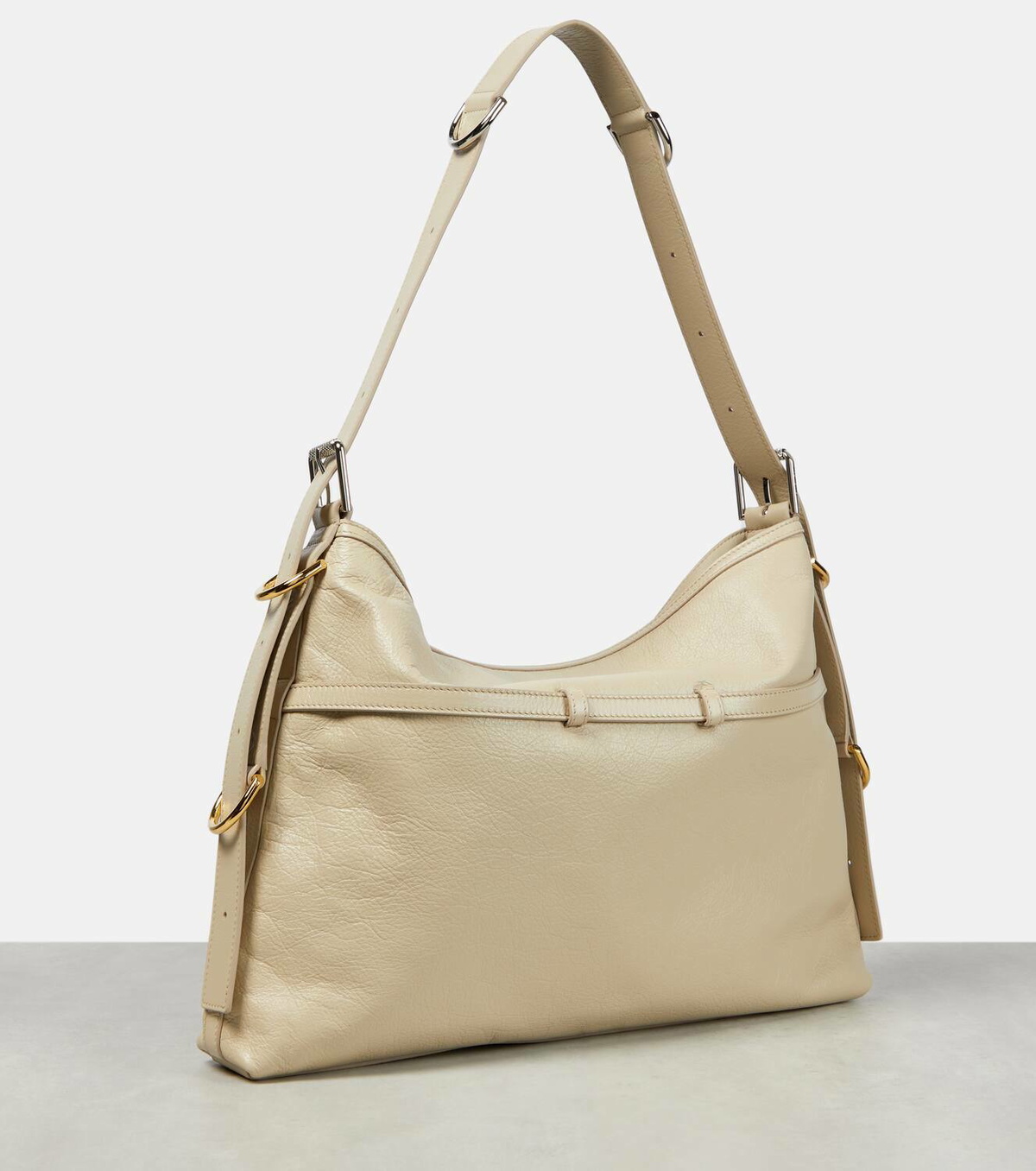 【関税＆送料込み】Givenchy Beige Leather Voyou Medium Shou Givenchy Voyou Medium leather shoulder bag Givenchy