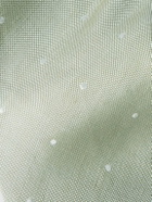 Paul Smith - 8cm Embroidered Silk and Linen-Blend Tie
