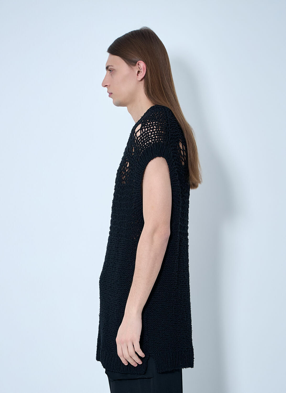 Yohji Yamamoto Open-Knit Vest