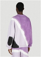 NOMA t.d. - Hand Dyed Sweatshirt in Purple