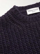 Officine Générale - Marco Ribbed Merino Wool-Blend Sweater - Blue