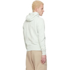Stone Island Blue 6100062 Organic Cotton Fleece Hoodie