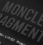 Moncler Genius - 7 Moncler Fragment Suede-Trimmed Printed Shell Backpack - Men - Black