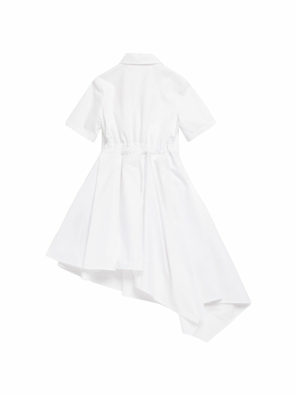 balmain shirt dress Cotton canvas shirt dress in white - Balmain