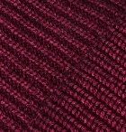 Altea - Ribbed Virgin Wool Beanie - Burgundy