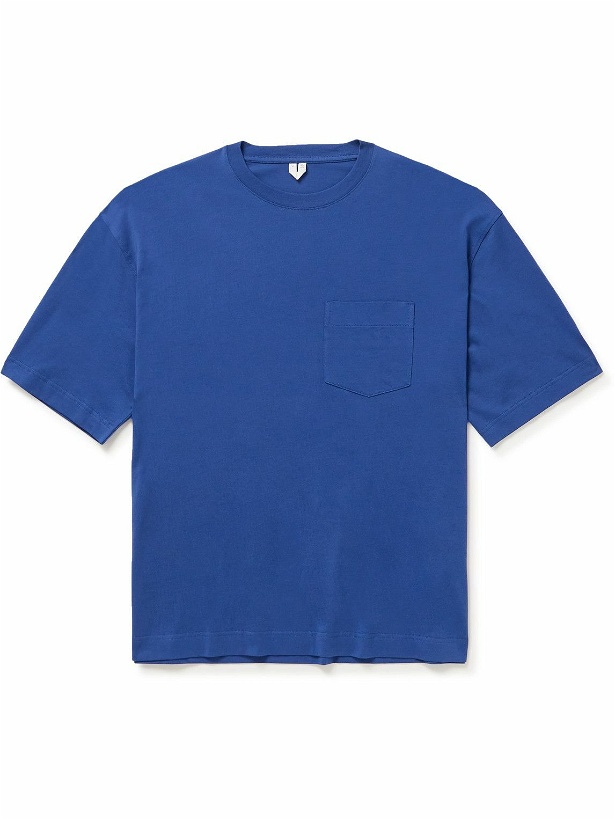Photo: ARKET - Okar Organic Cotton-Jersey T-Shirt - Blue