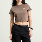 Nike Women's ACG Fitted T-Shirt in Mink Brown/Summit White