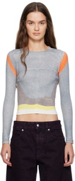 Eckhaus Latta Multicolor Lapped Baby Crewneck T-shirt