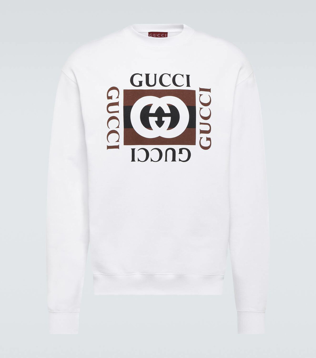 Gucci Logo cotton jersey sweatshirt
