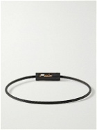 Le Gramme - 5g Recycled Titanium, Stainless Steel and 18-Karat Gold Bracelet - Black