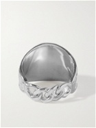 MARTINE ALI - Champion Sterling Silver Signet Ring - Silver