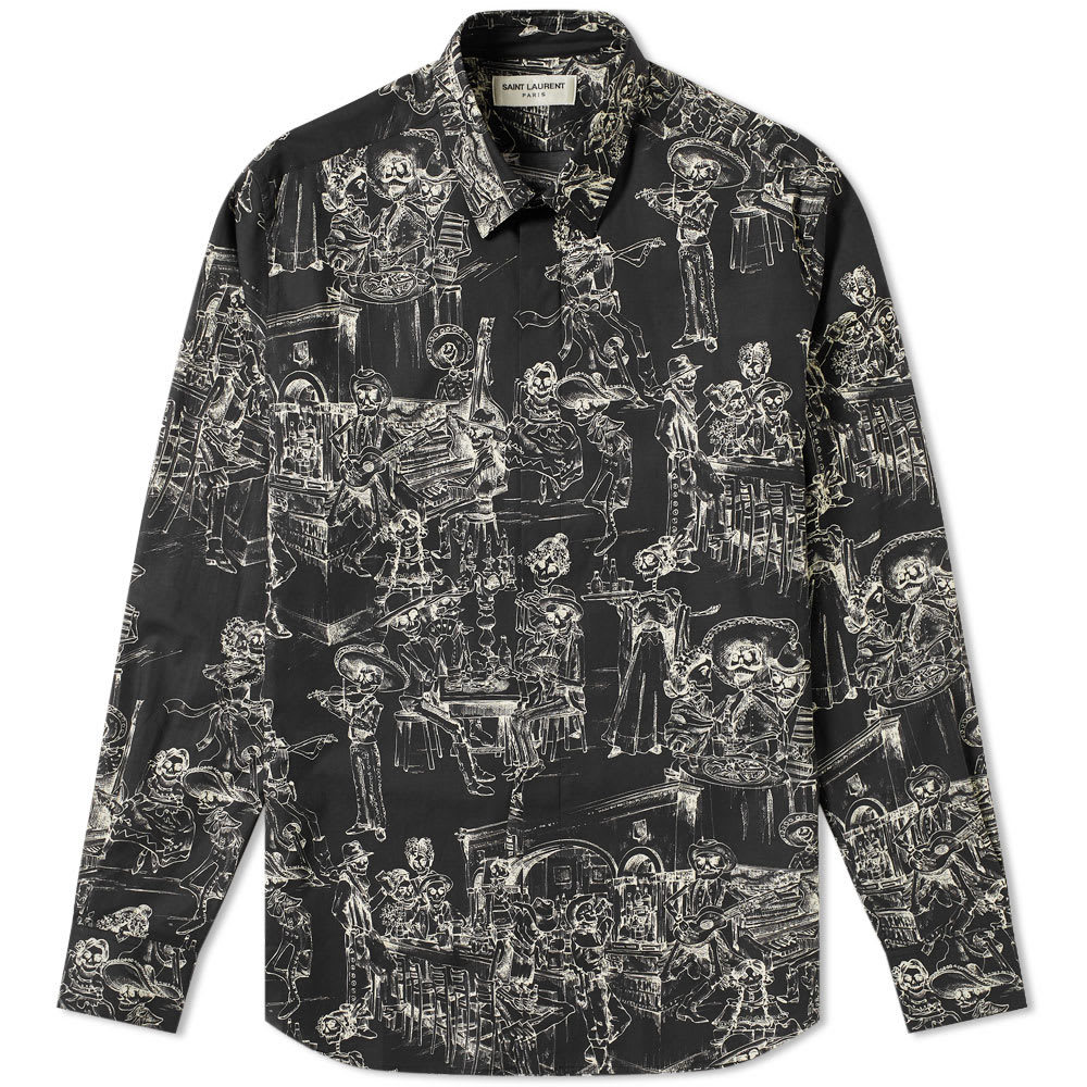 Saint laurent day 2025 of the dead shirt