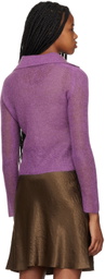 Vince Purple Brushed Polo