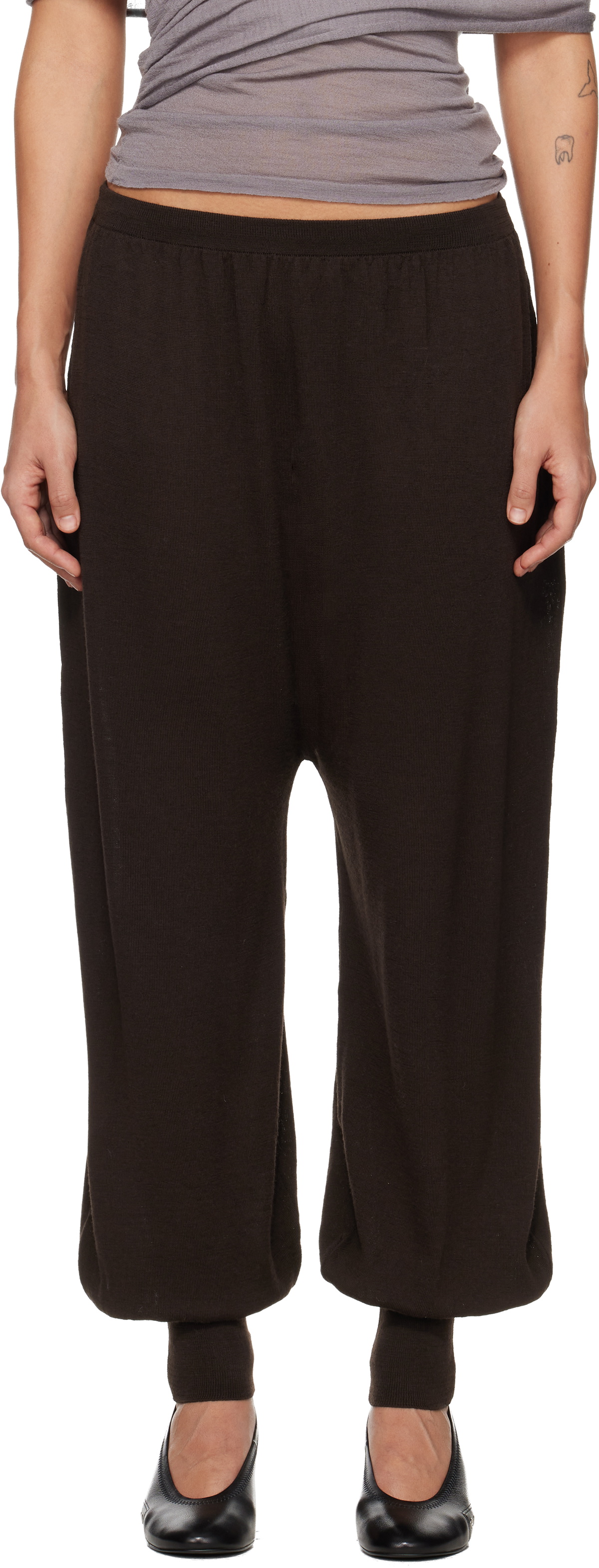 Paloma Wool Brown Long Cofre Lounge Pants