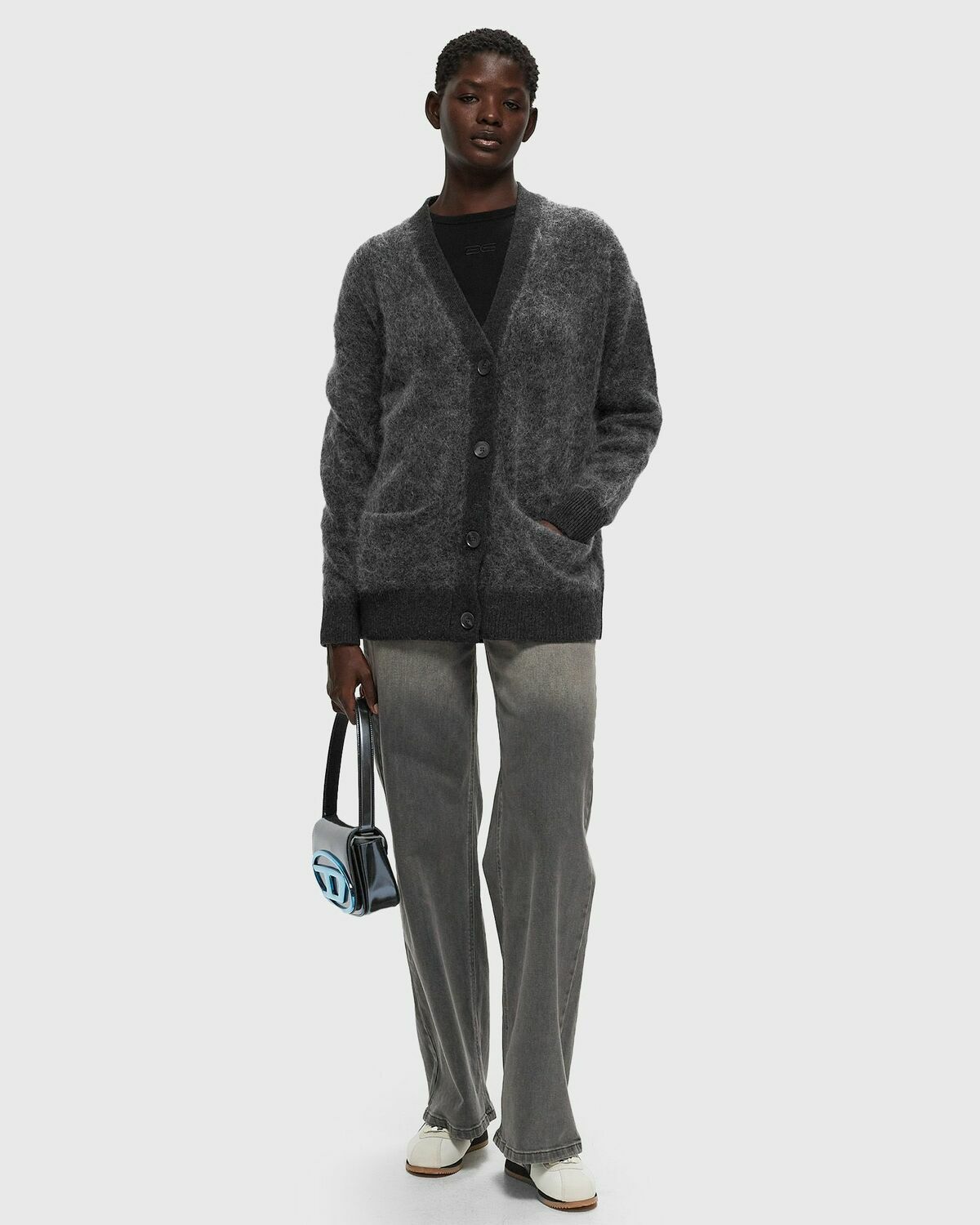 Gestuz Maicagz Cardigan Grey Zippers & Cardigans