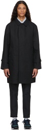 Nanamica Black Gore-Tex Soutien Collar Coat