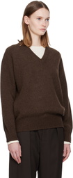 Nothing Written Brown Pound Alpaca Sweater
