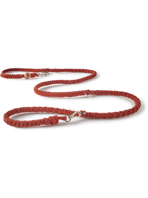 Photo: Loro Piana - Woven Cord and Leather Dog Lead