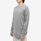 Comme des Garçons SHIRT Men's x Lacoste Asymmetric Crew Knit in Grey