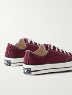 Converse - Chuck 70 OX Recycled Canvas Sneakers - Burgundy