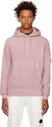 C.P. Company Pink Brushed & Emerized Hoodie