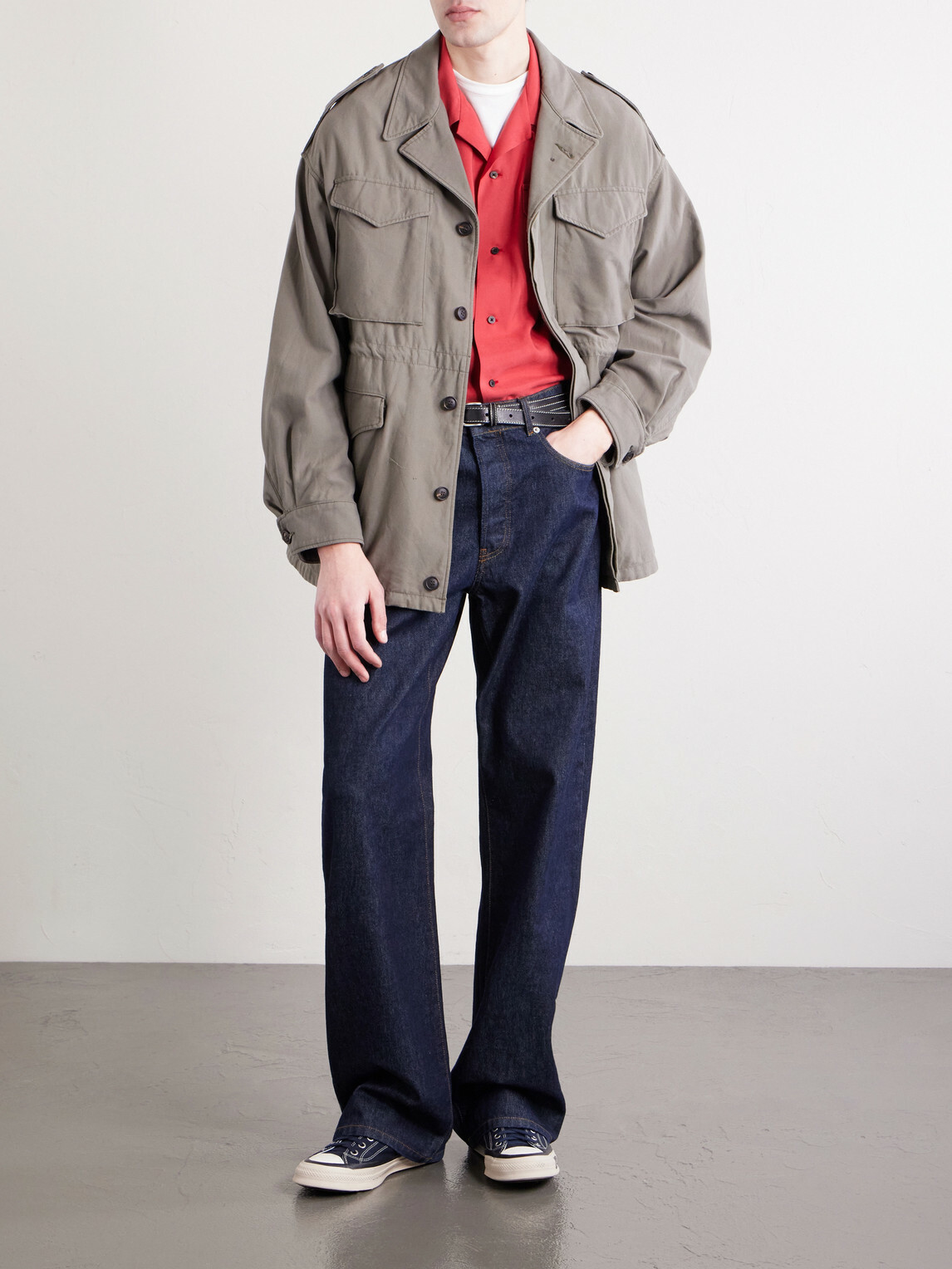Visvim - Achse Cotton-Blend Field Jacket - Green Visvim