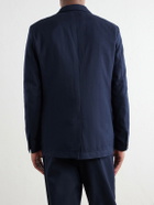 Oliver Spencer - Westbury Cotton-Blend Herringbone Suit Jacket - Blue