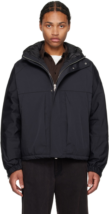 Photo: Solid Homme Black Taffeta Down Jacket