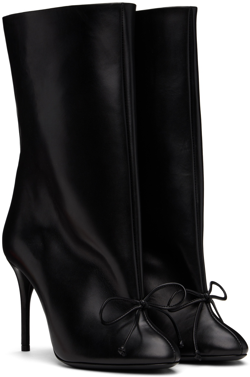 ALAÏA Black Decollete Low Boots
