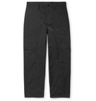 Valentino - Memory Matte Satin-Twill Cargo Trousers - Black