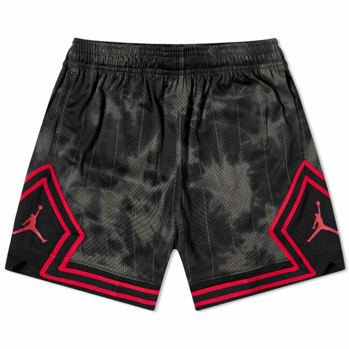 Photo: Air Jordan Women's Diamond Shorts in Black/Mystic Hibiscus