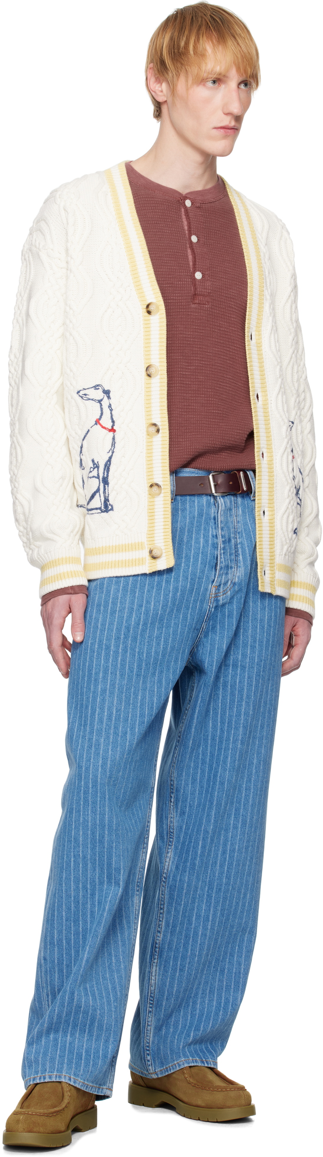 Drôle De Monsieur Off-White 'Le Cardigan Médicis' Cardigan