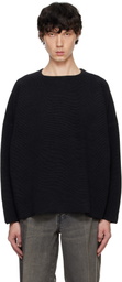Fear of God Black Ottoman Straight Neck Sweater