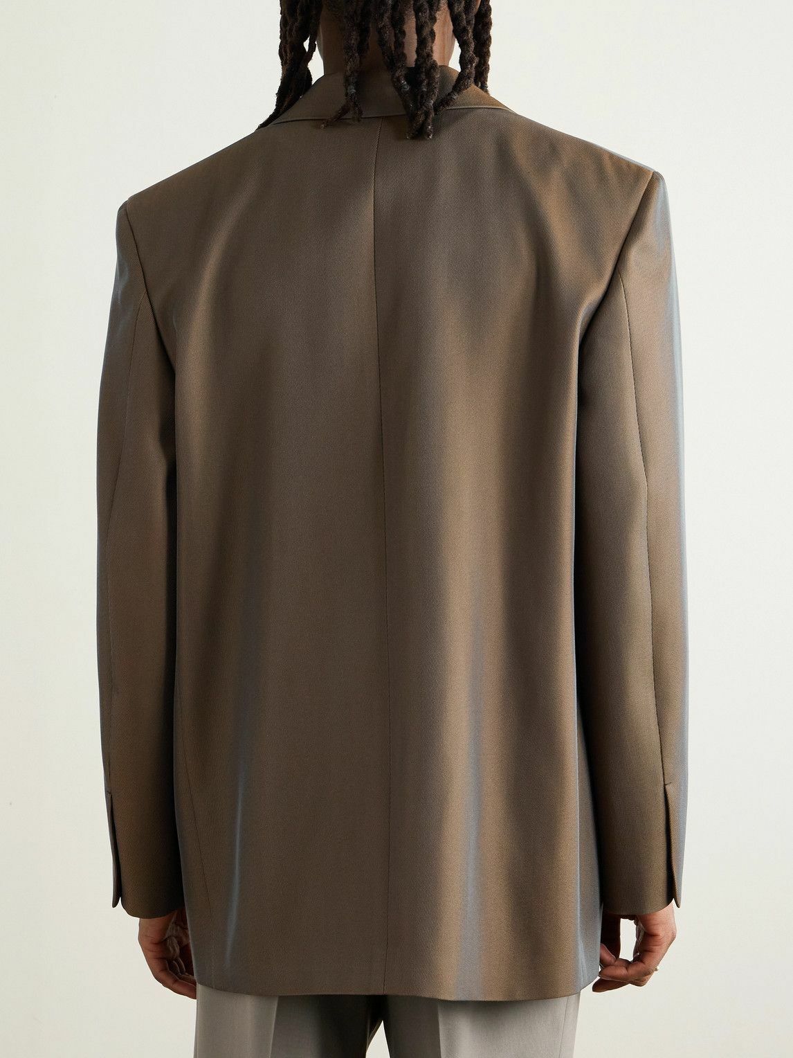 Jil Sander - Virgin Wool-Blend Drill Blazer - Brown