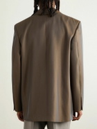Jil Sander - Virgin Wool-Blend Drill Blazer - Brown
