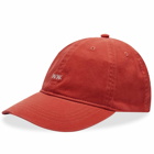 Wood Wood Men's Low Profile Logo Cap in Port Red