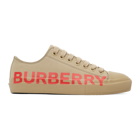 Burberry Khaki Larkhall Sneakers