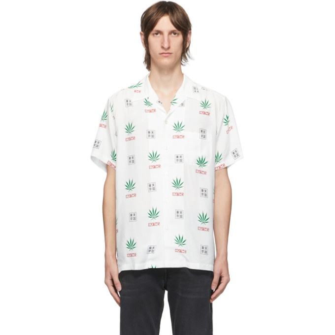 Photo: WACKO MARIA White High Times Edition Pot Leaf Shirt