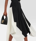 Joseph Goodman belted silk midi dress