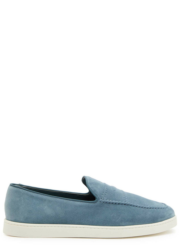 Photo: Church's Peebles Suede Loafers Blue