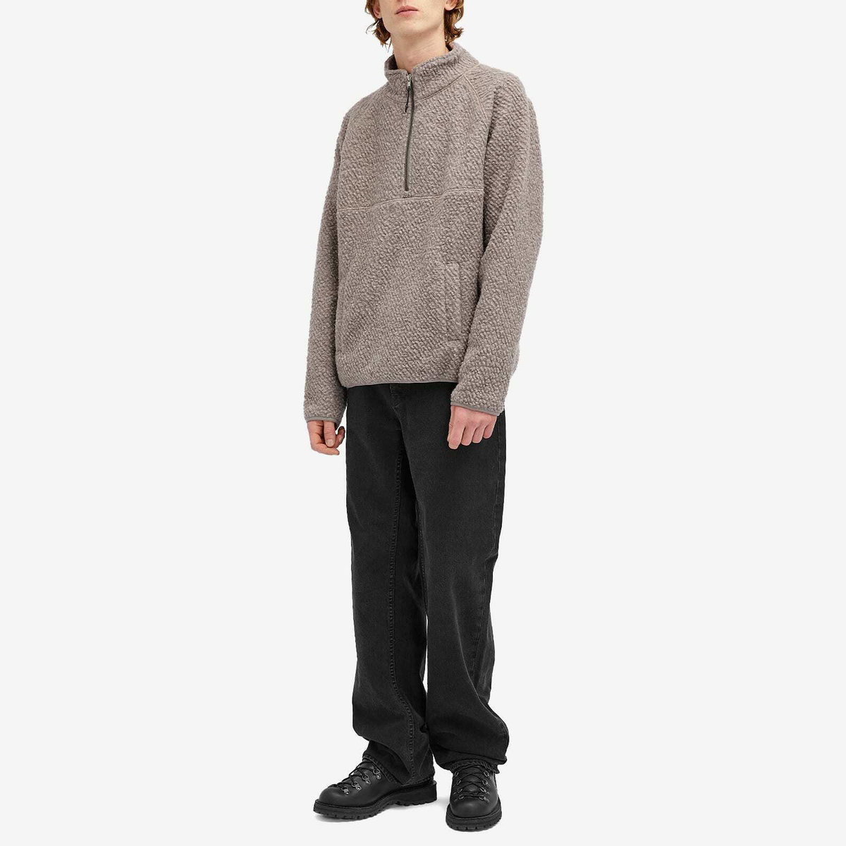 Percival Men's Quarter Zip Fleece in Oak