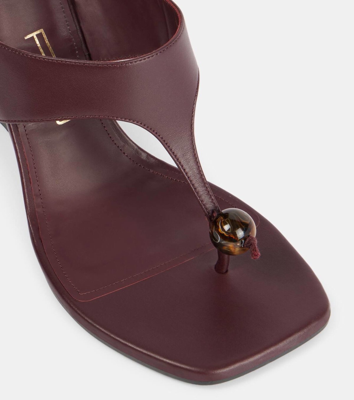Etro 90 leather wedge sandals