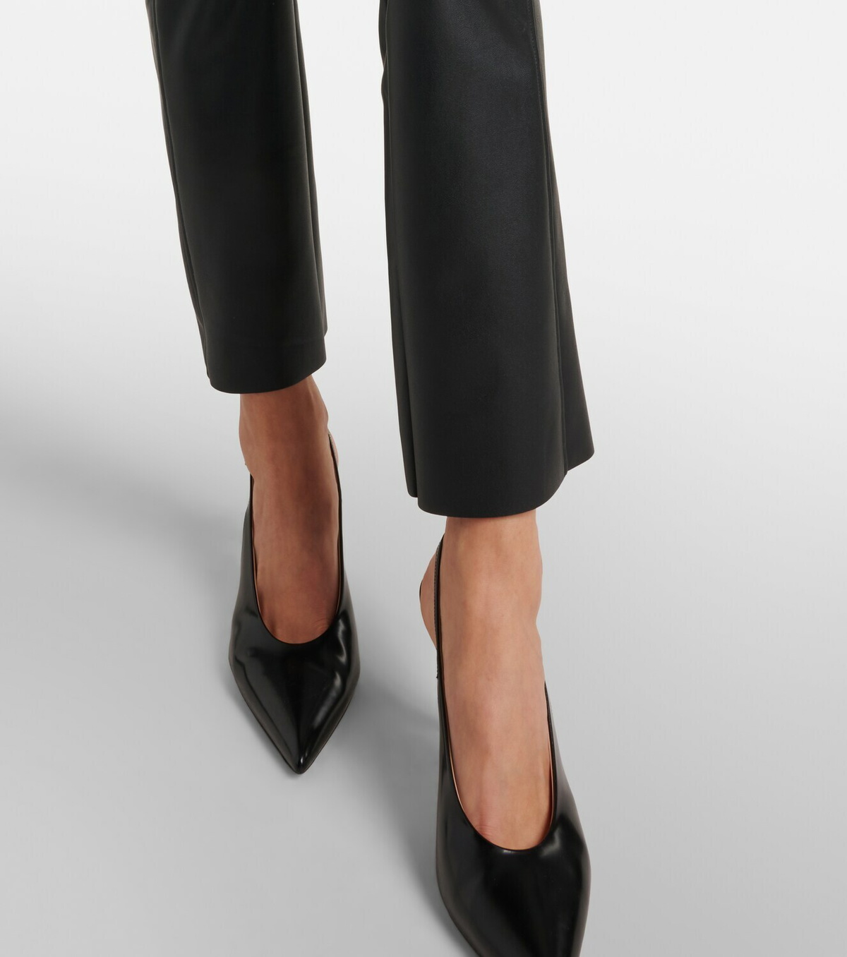 Wolford Edie coated cropped slim pants