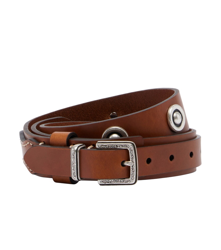 Photo: Etro Studded leather belt