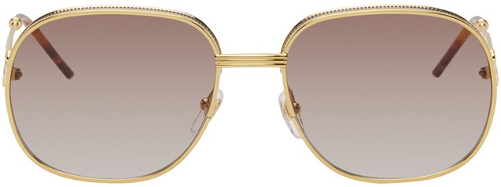 Photo: Casablanca Gold Square Sunglasses