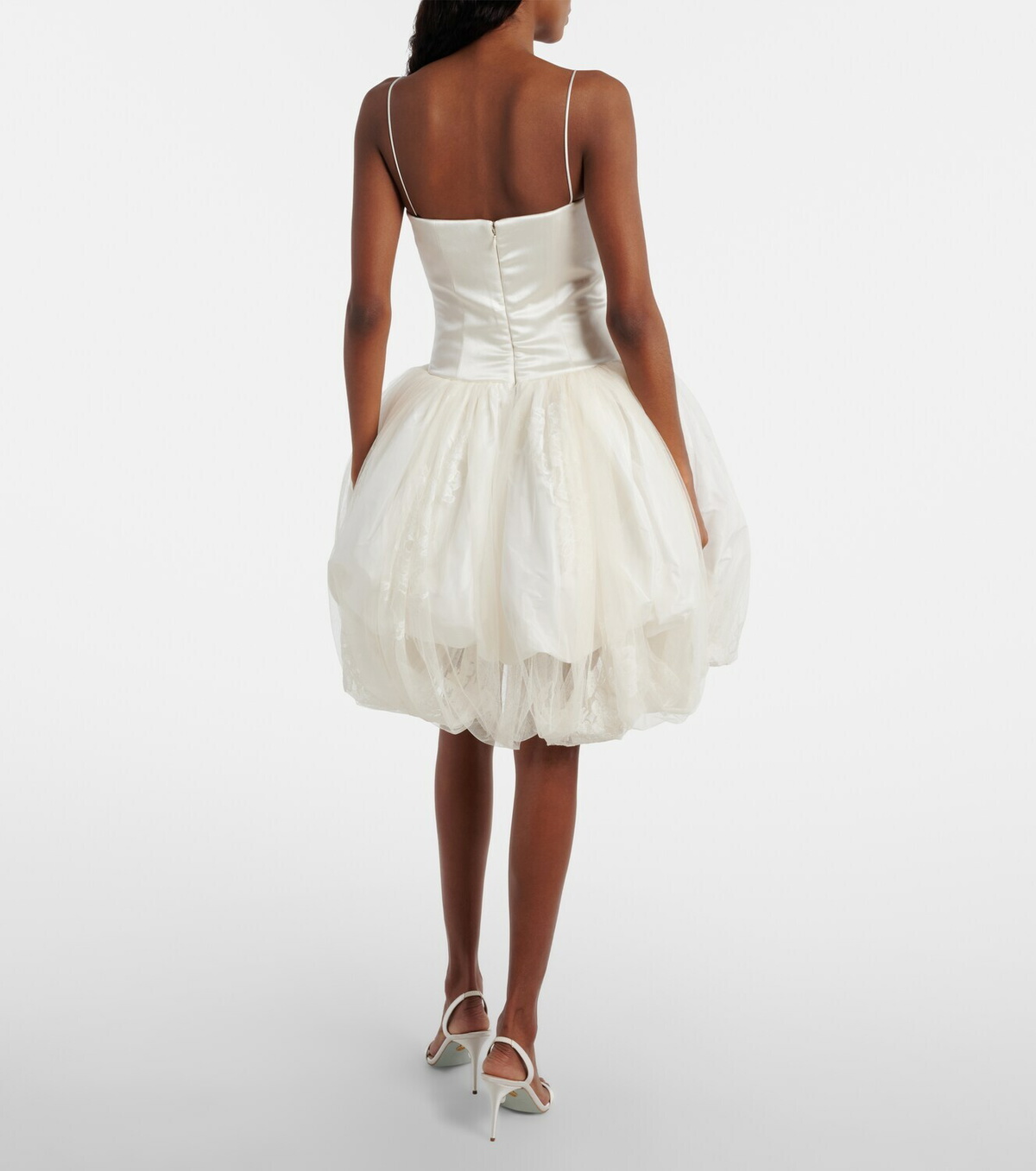 Danielle Frankel Bridal Sadie wool and silk corset dress