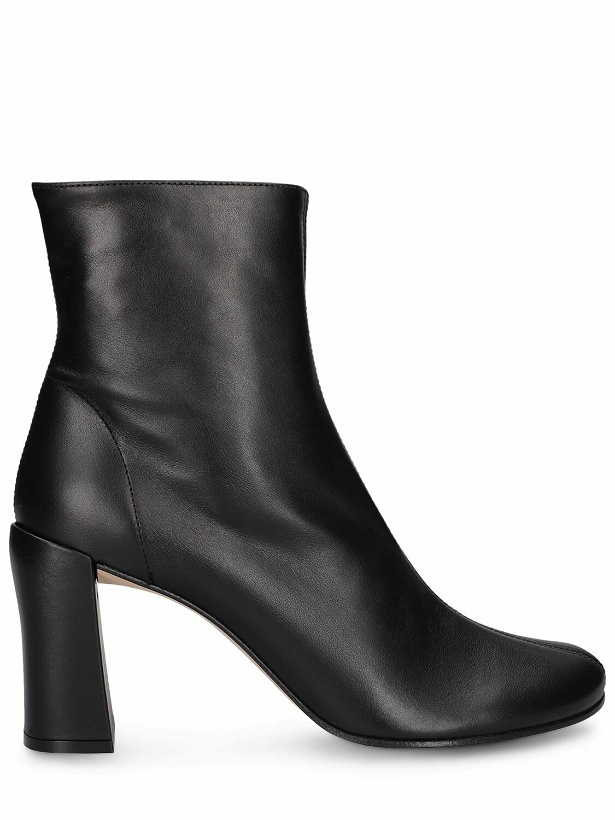 Photo: BY FAR - 100mm Vlada Leather Ankle Boots