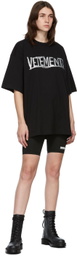VETEMENTS Black & Silver World Tour T-Shirt